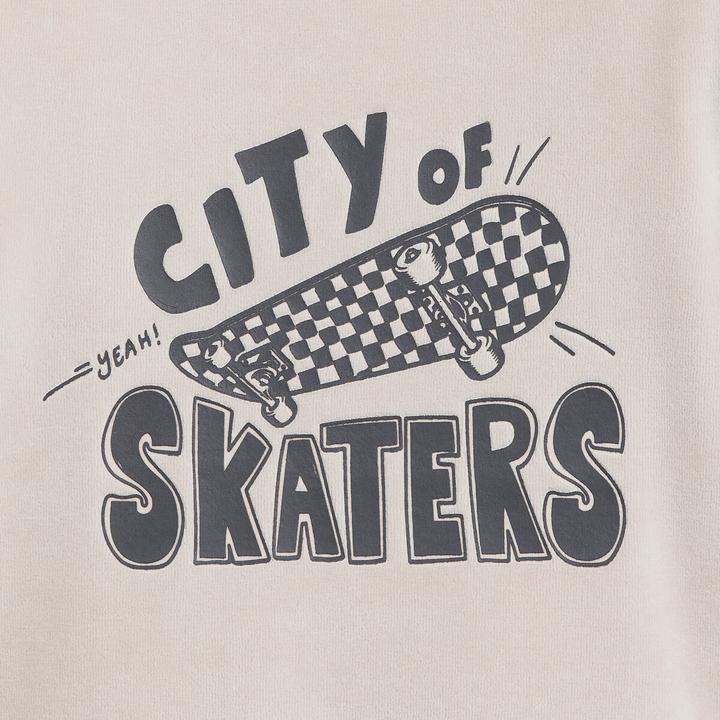 Produktbild La Redoute Collections Pyjama aus Samt mit Skaterprint (110)