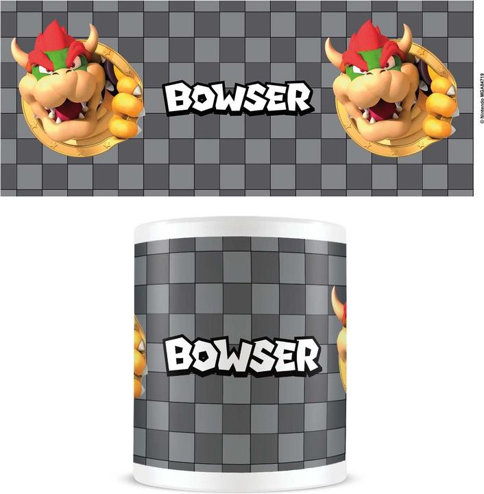 Actual product image Pyramid Mug Super Mario (Bowser 3D Port) - White (1 x)