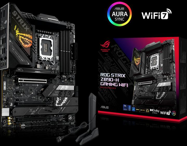 Actual product image ASUS ROG STRIX Z890-H GAMING WIFI (LGA 1851, Intel Z890, ATX)