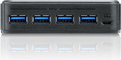 Actual product image Aten HUB USB 1x microUSB + 4x USB-A 3.0 (US234-AT) (USB-A, 4 Ports)