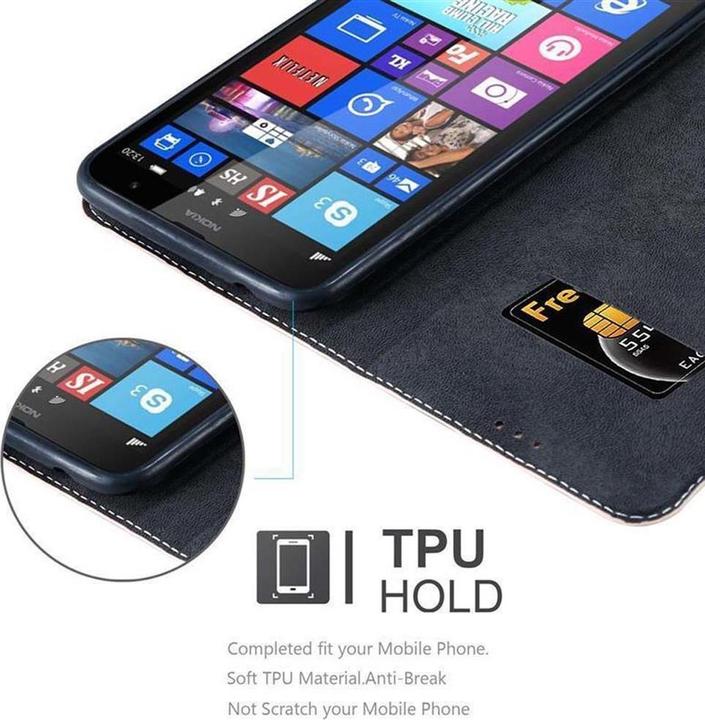 Produktbild Cadorabo Book X-Wallet Cover (Nokia Lumia 1320)