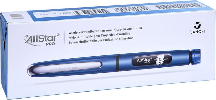 Produktbild Sanofi-Aventis Deutschland GmbH AllStar Pro blau Injektionsgerät, 1 St