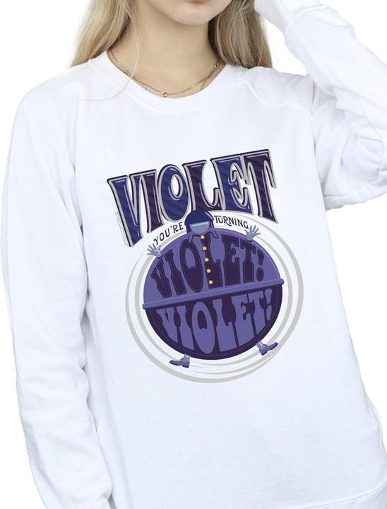 Produktbild Willy Wonka & the Chocolate Factory Violet Turning Violet Sweatshirt (M)