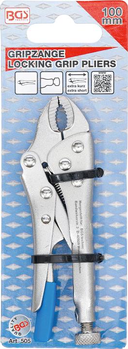 Produktbild BGS Gripzange extra kurz 100 mm (100 mm)