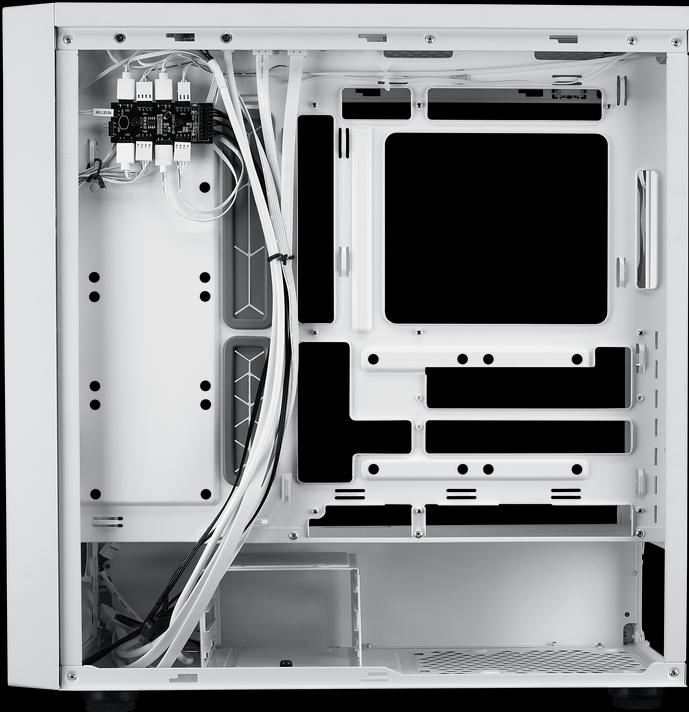 Actual product image Cooler Master MasterBox 600 White (mATX, ITX, ATX, E-ATX)