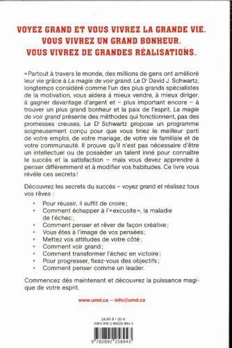 Image du produit La magie de voir grand (Français, Schwartz David Joseph, 2015)
