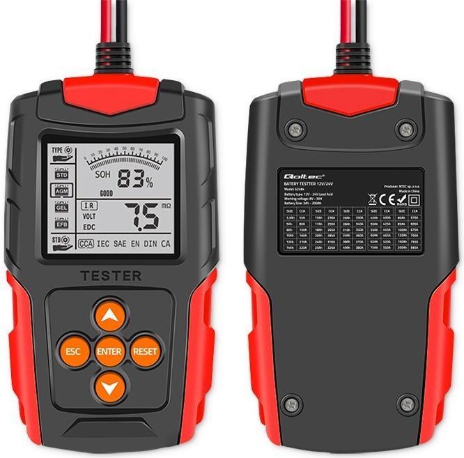 Image du produit Qoltec LCD-Digital-Batterietester