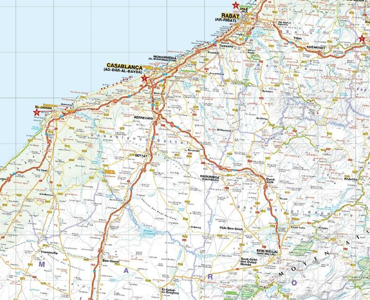 Produktbild Reisekarte Marokko 1:900.000