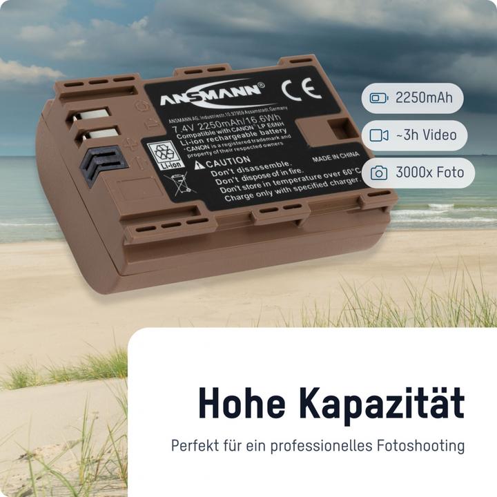 Produktbild Ansmann Akku Kamera A-Can LPE6 NH Canon EOS (Kamera Akku)