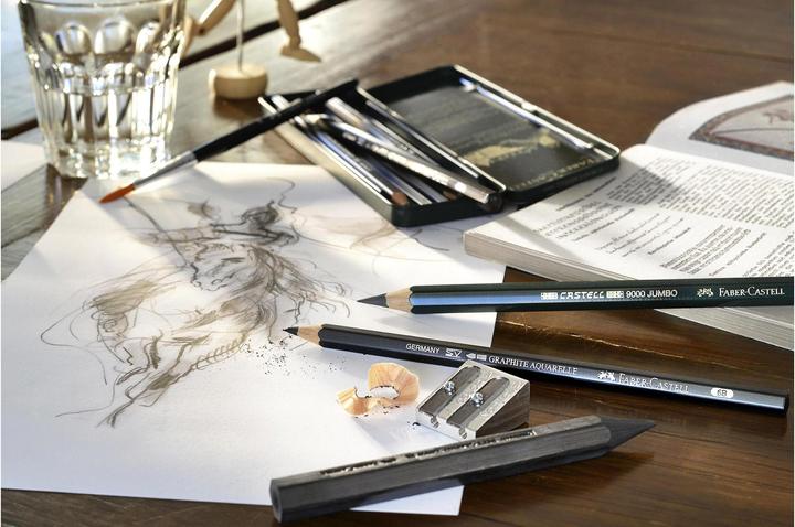 Produktbild Faber-Castell 9000 (2 mm, HB, B, 2B, 4B, 6B, 8B, 6 x)