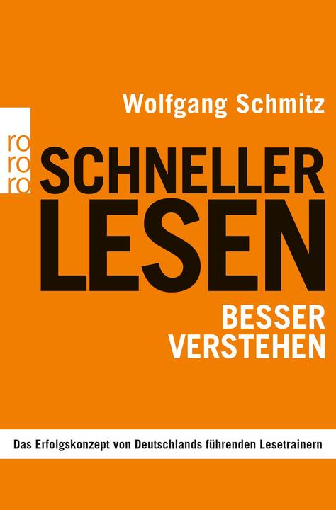 Produktbild Schneller lesen besser verstehen (Deutsch, Wolfgang Schmitz, 2013)