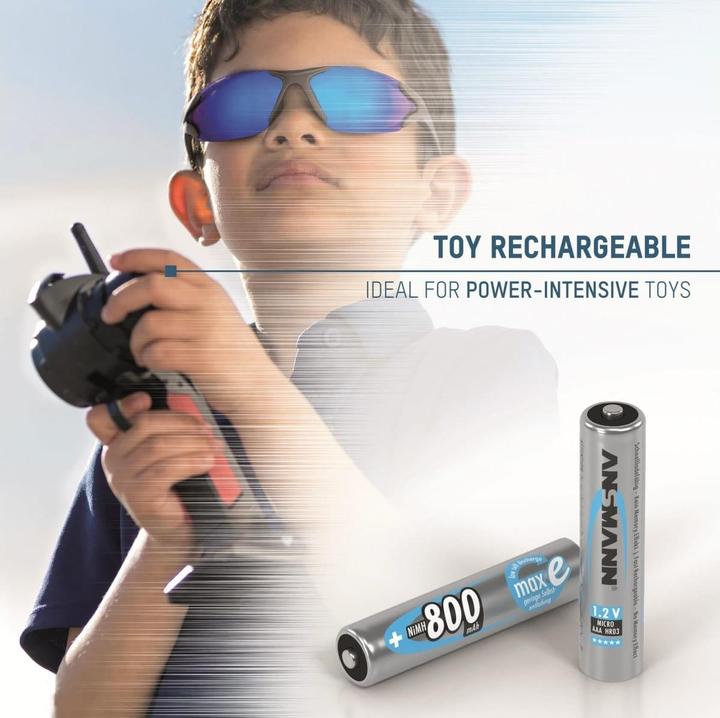 Produktbild Ansmann Micro (AAA)-Akku NiMH maxE 4 + (1.20 V, 800 mAh)