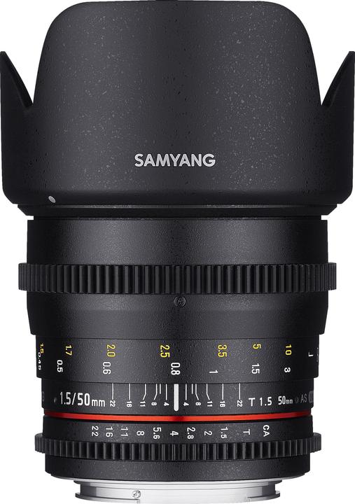 Actual product image Samyang 50mm T1.5 VDSLR Canon M (Canon EF-M, full size)