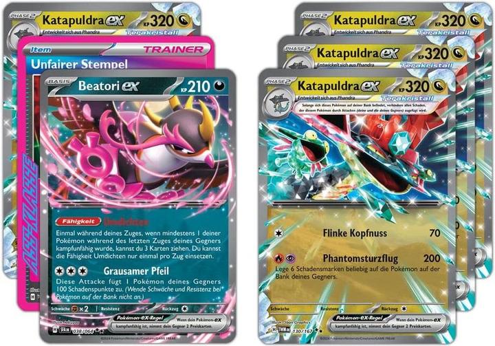 Actual product image Pokémon Katapuldra-ex League Battle Deck (German, Deck)