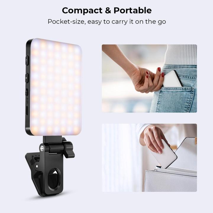 Produktbild K&F Concept LED lamp, 3000K-10000K, warm, cool and double-color light