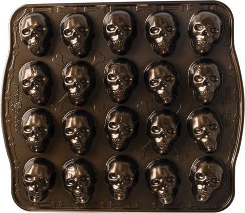 Actual product image Nordic Ware Skull Bites Cakelet Pan