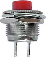 Produktbild Velleman Push-Button Switch Off-(On) Red