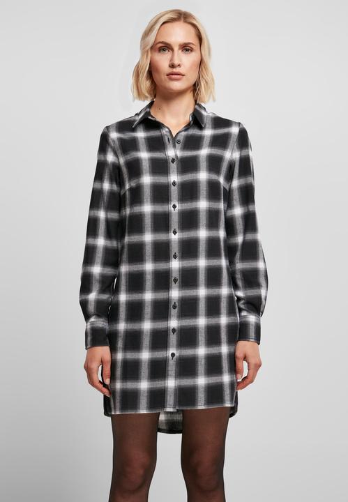 Actual product image Urban Classics Ladies Cotton Check Shirt Dress (S)