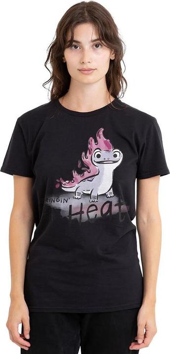 Immagine prodotto Disney Frozen Bringin' The Heat Maglietta Bruni Lo Spirito del Fuoco Adulto Unisex (L)