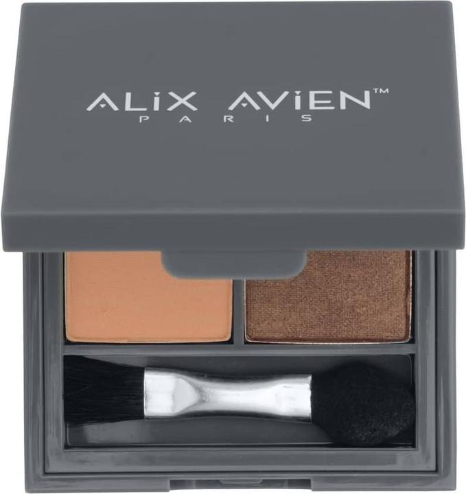 Alix Avien Duo Eyeshadow - Warm Nude & Pearly Peanut (Brown)