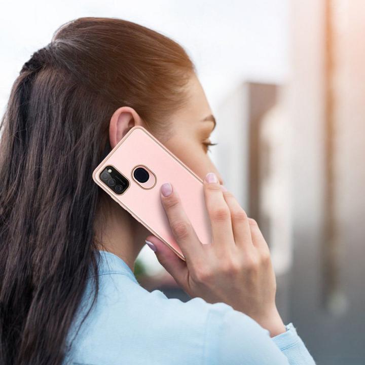 Immagine prodotto Dux Ducis Custodia elegante Yolo in morbido TPU e pelle PU per Samsung Galaxy M30s rosa (Samsung Galaxy M30s)