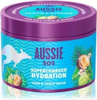 Actual product image Aussie Sos Supercharged Hydration 500 Ml - Hydrating Hair Mask (500 ml)