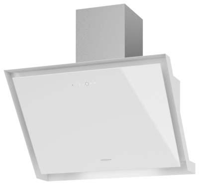Image du produit Oranier Lara 75 W blanc Hotte murale sans tête, largeur 75 cm (Hotte murale)
