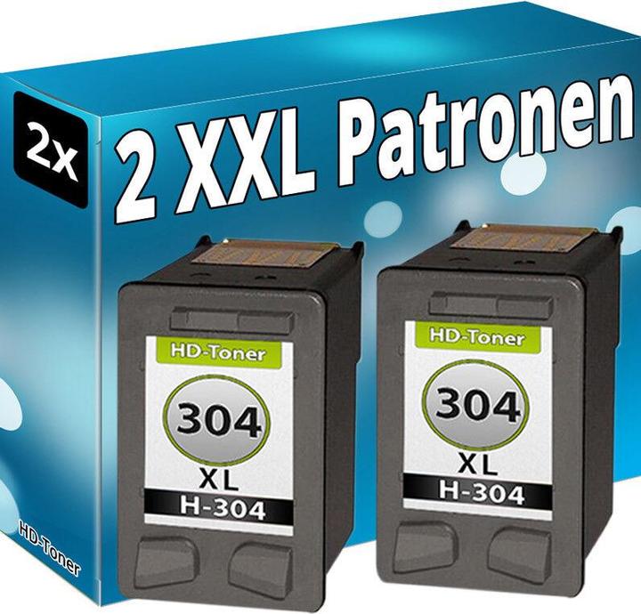 Immagine prodotto Druckfuxx 2x TINTE PATRONEN für HP 304 XL ENVY 5020 5030 5032 5034 Deskjet 3735