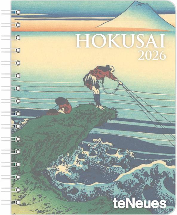 Actual product image Hokusai 2026 - Diary - Buchkalender - Taschenkalender - Kunstkalender - 16,5x21,6 (Dutch, Spanish, French, Italian, English, German)