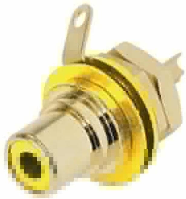 Image du produit Neutrik Rean - Embase Phono (Rca) - Contacts Dorés - Jaune