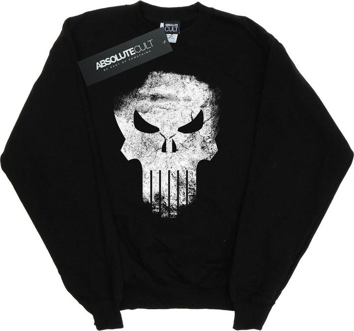 The Punisher Distrressed Skull Sweatshirt Jungen