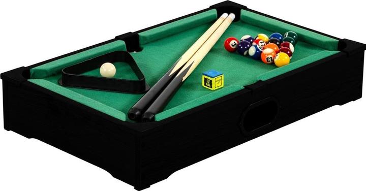 Games Planet Mini Billardtisch NANO + Zubehör, schwarz
