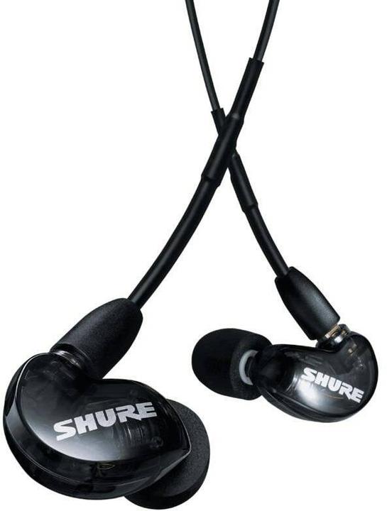 Shure In-Ear-Kopfhörer SE215-K-EFS Schwarz (keine Geräuschunterdrückung, Kabelgebunden)