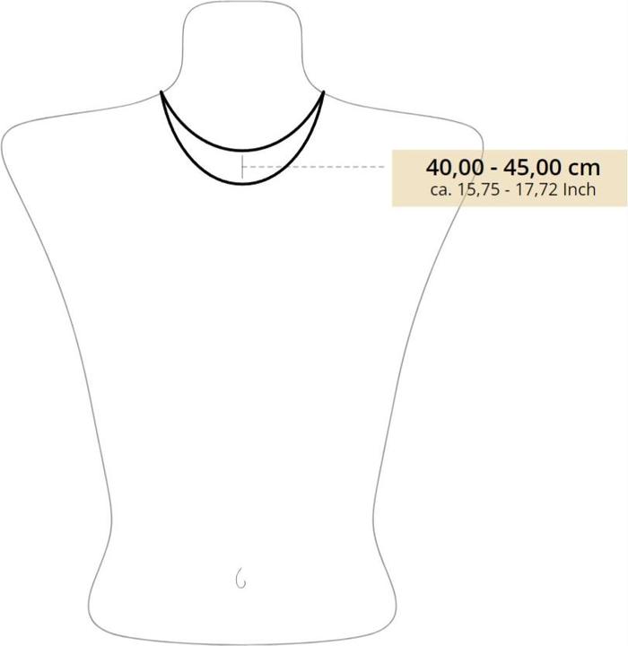 Produktbild Thomas Sabo Kette mit Anhänger in Herzform (925er Silber, 40 - 45 cm)