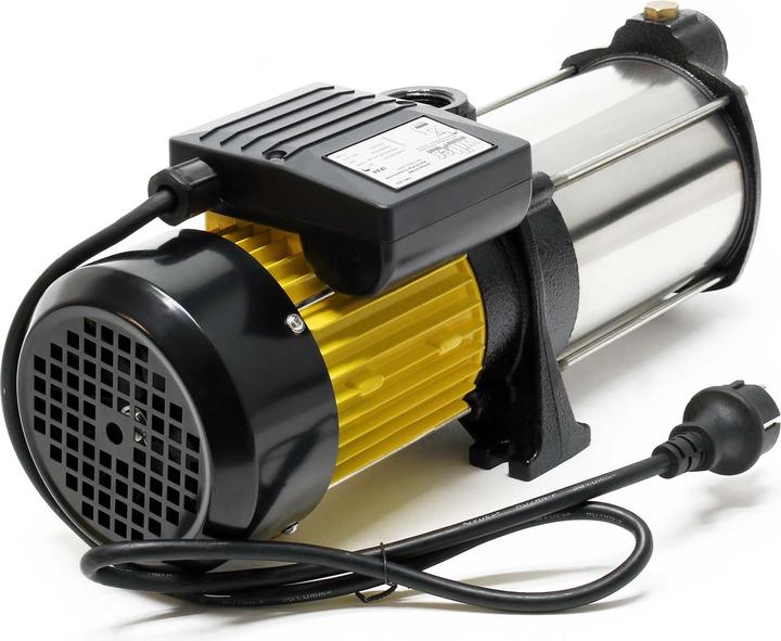 Produktbild Wiltec Kreiselpumpe mehrstufig 6600l/h 900W 55m Hauswasserwerk Wasserpumpe Jetpumpe (Hauswasserpumpe)