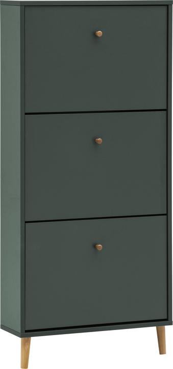 Produktbild Schildmeyer Bjarne Schuhkipper Schuhschrank waldgrün 3 Klappen