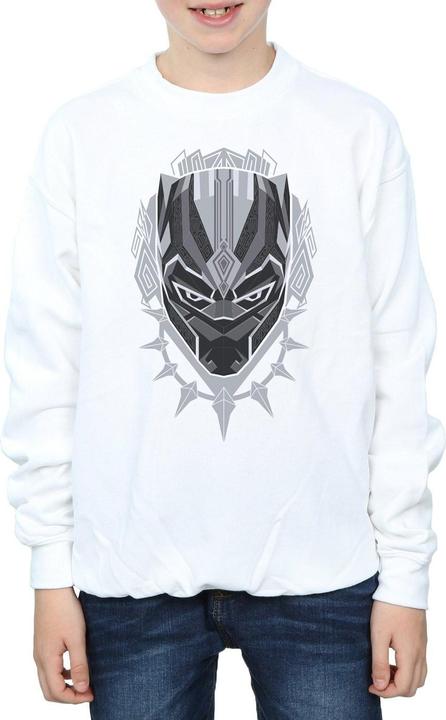 Produktbild Black Panther Head Sweatshirt Jungen (152, 158)