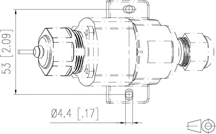 Actual product image Metz Connect E-DAT Industry - wall socket - suitable for wall mounting (Cable Accessories)
