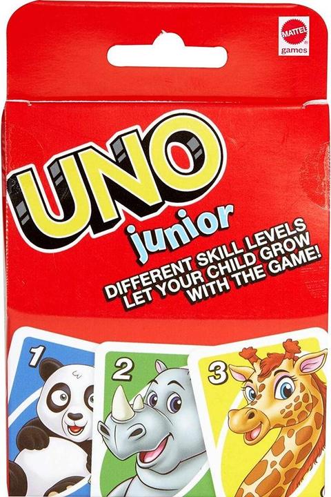 Actual product image Mattel Games Uno Junior (English, German, French, Italian)