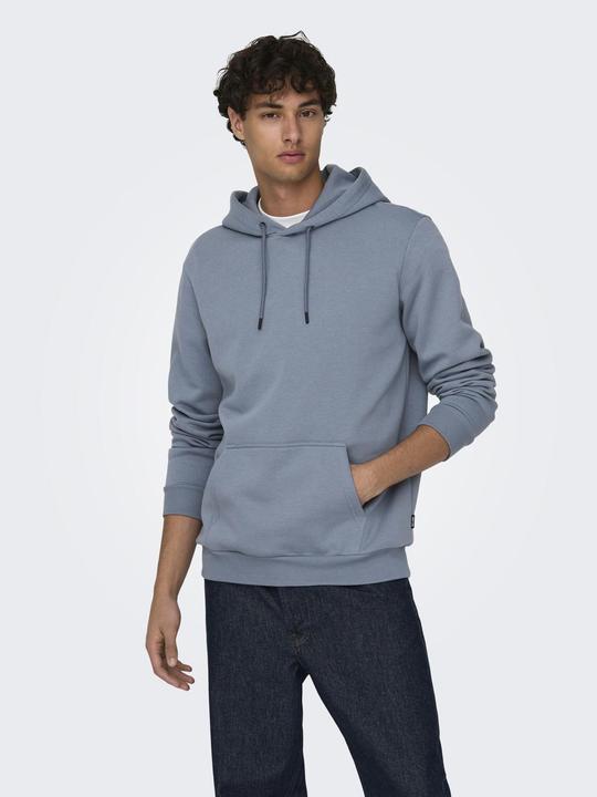Immagine prodotto Only & Sons Felpa con cappuccio regular fit con cappuccio (S)