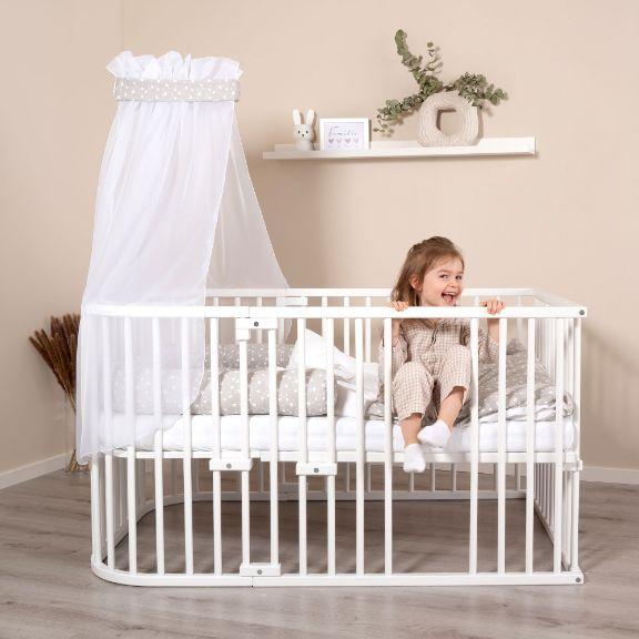 Produktbild Tobi babybay Himmel weiss/ Sternmix sand/azurblau