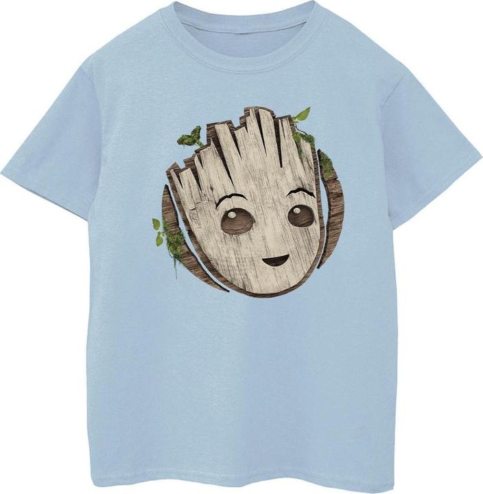 I Am Groot Wooden Head TShirt Mädchen