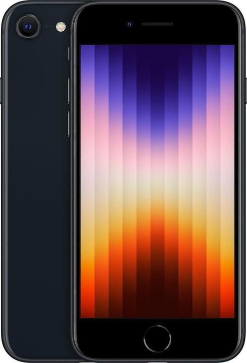 Produktbild Re!commerce iPhone SE 2022 (64 GB, Midnight, Schwarz, 4.70", 12 Mpx, SIM + eSIM, A / Wie neu)