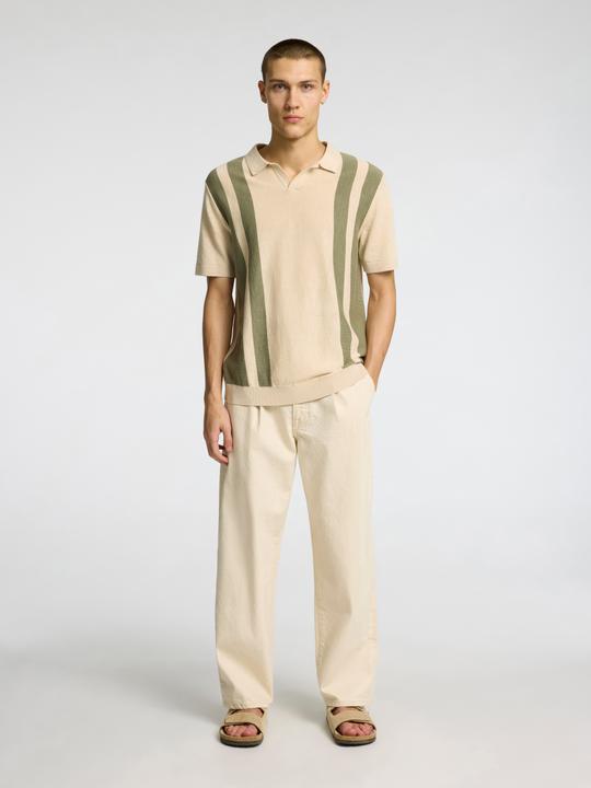 Produktbild Selected Homme Kurzarm Polohemd aus Strick (L)