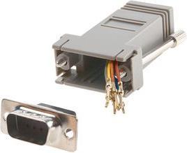 Produktbild Rs Pro Sub-D Adapter, Stecker 9-polig zu Buchse RJ45