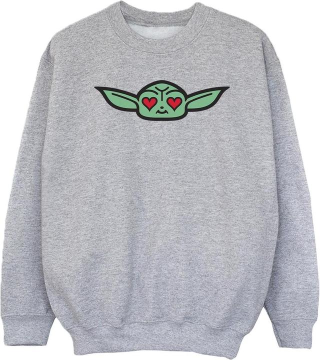 Star Wars The Mandalorian Grogu Heart Eyes Sweatshirt Mädchen