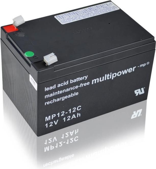 Produktbild Multipower MP12-12C AGM-Batterie (12 V, 12 Ah)