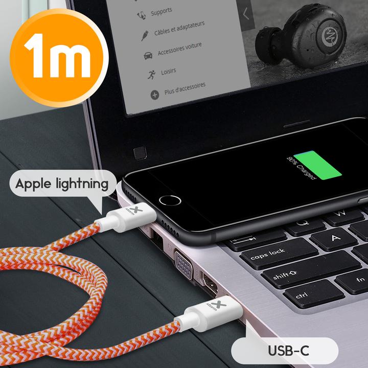Actual product image Xtorm USC-C Lightning Cable (1 m, USB 2.0)