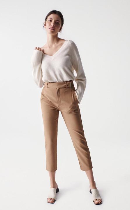 Image du produit Salsa Jeans Pantalon chino Cropped Slim High Waist (28)