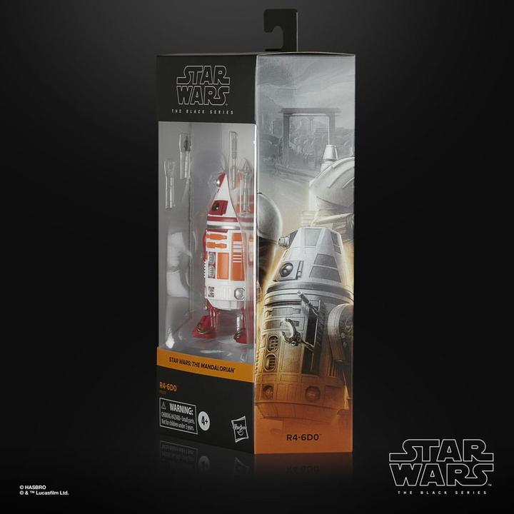 Produktbild Hasbro Star Wars: The Mandalorian Black Series Actionfigur R4-6D0 15 cm